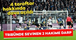 Derbide Ağır Ceza Mahkemesi başkanlarına 4 taraftar hakaret etti ve