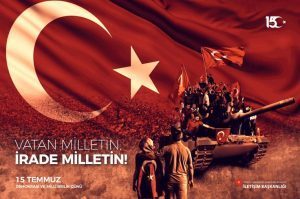 Türk Milleti 15 Temmuz 2016 Cuma akşamı tarihinin en büyük