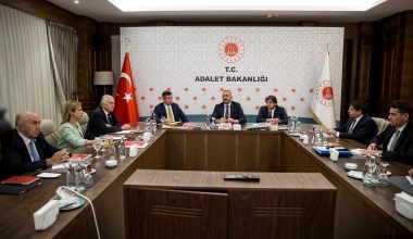 Adalet Bakanı Gül ve T.  Barolar Birliği Başkanı Feyzioğlu Hakimevinde Düzenlenen “Yargı Reformu Strateji Belgesi” Toplantısında Bir Araya Geldi