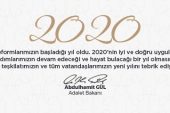 Adalet Bakanı Abdülhamit GÜL’den Yeni Yıl Mesajı