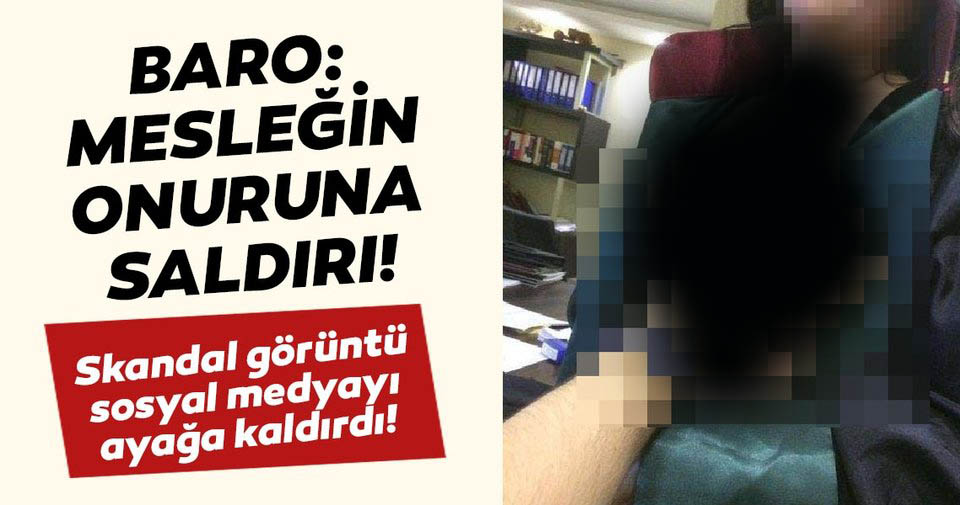 AHLAKİ ETİK İLKELERİMİZ DOĞRULTUSUNDA BU FOTO’YU YAYINLAMIYORUZ. Adana’da bir avukatın