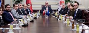 Adalet Bakanı Abdulhamit Gül, Türkiye’de temaslarda bulunan Avrupa Parlamentosu Türkiye
