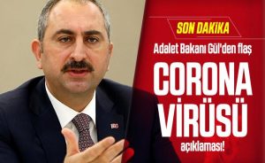 Gelen son dakika haberine göre; Adalet Bakanı Abdulhamit Gül, “12