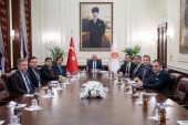 Adalet Bakanı Abdulhamit Gül, Türkiye Barolar Birliği Başkanı Erinç Sağkan Başkanlığındaki Heyeti Kabul Etti