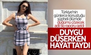 Raporda, erkek arkadaşının evinin balkonundan düşerek hayatını kaybettiği iddia edilen