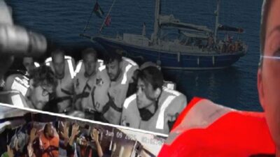 İsrail'in uluslararası sularda alıkoyduğu Gazze'ye insani yardım taşıyan Madleen gemisindeki
